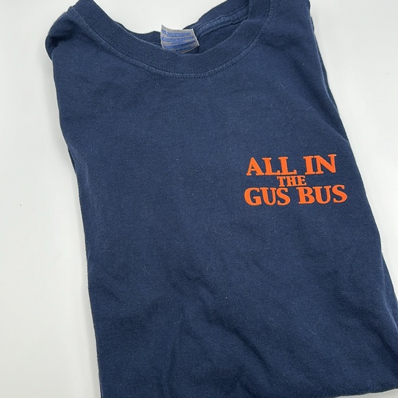 🐅 Vintage Aubun Navy Gus Bus Short Sleeve TShirt -Mens L- spirit - game day - Picture 4 of 5